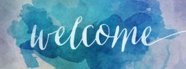 Красивая надпись welcome