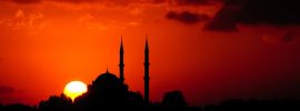 Мечеть на закате