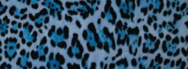 Ткань голубой леопард