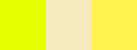 Неоновый желтый цвет