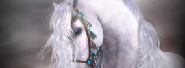 Лошади с голубыми глазами