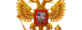 Герб россии на красном фоне