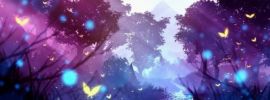 Фоны с фиолетовым лесом