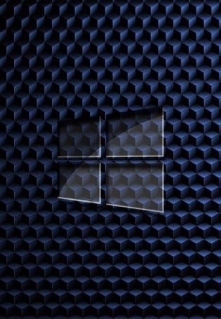 Синие обои виндовс