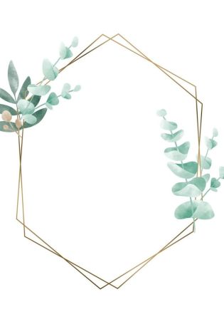 Рамка голубая