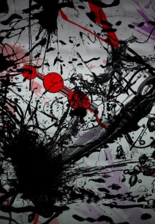 Красно белые обои