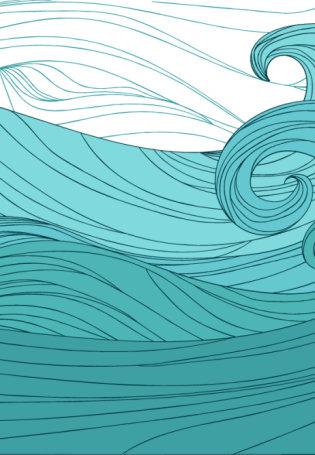 Волна рисунок