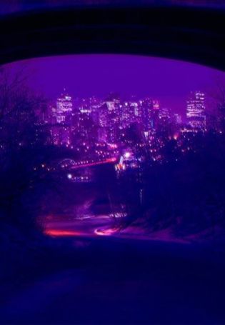 Обои фиолетовый неон