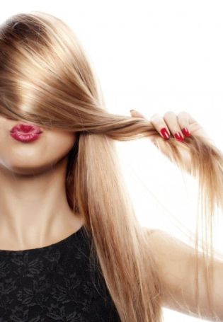 Локон волос