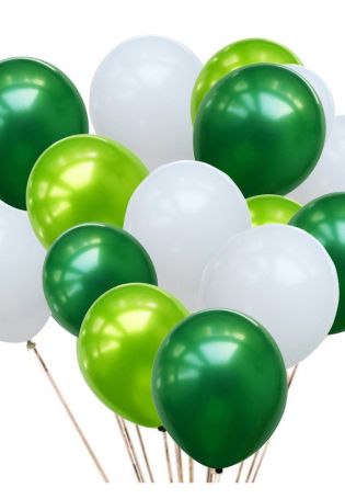 Зеленый воздушный шарик