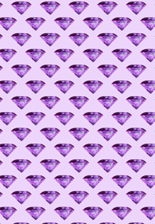 Утка на фиолетовом фоне