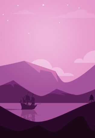 Фиолетовая пустыня