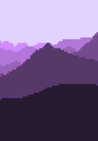 Фиолетовые пиксельные обои