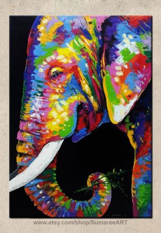 Разноцветный слон