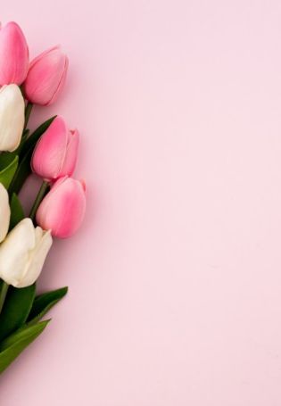 Открытка букет тюльпанов