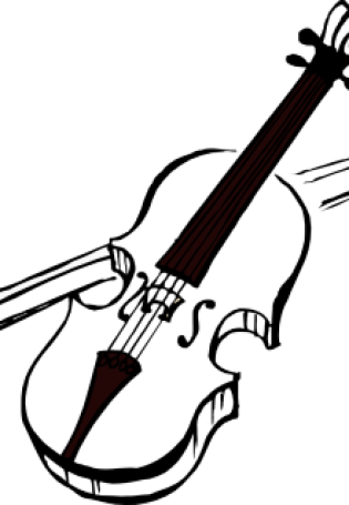 Нарисованная скрипка