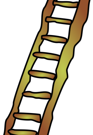 Нарисованная лестница