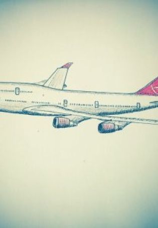 Рисунки самолета карандашом