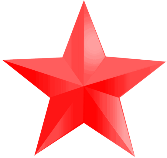 Красная звезда на красном фоне
