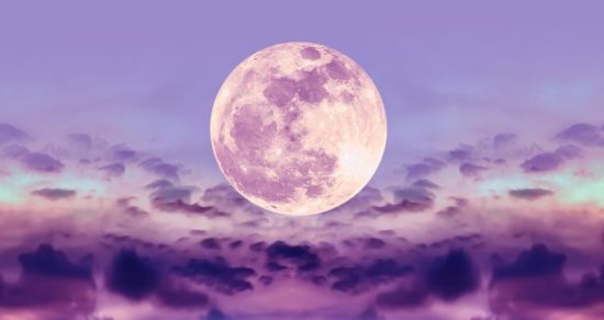 Красивая луна