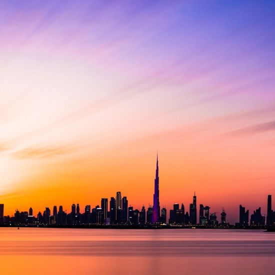 Дубай панорама