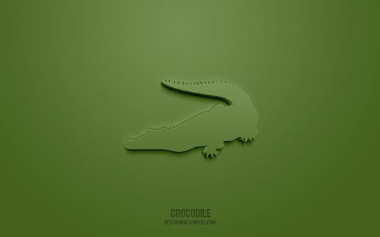 Крокодил значок