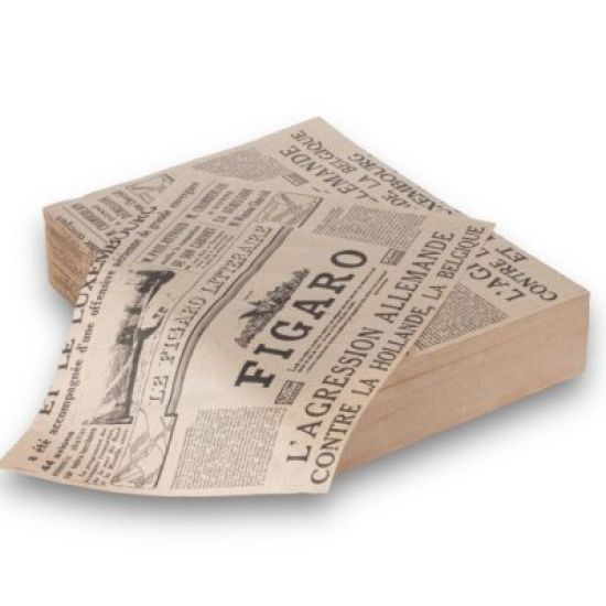 Упаковочная бумага в виде газеты