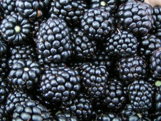 Черные фрукты и овощи