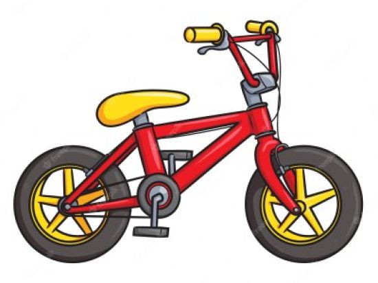 Нарисованный велосипед