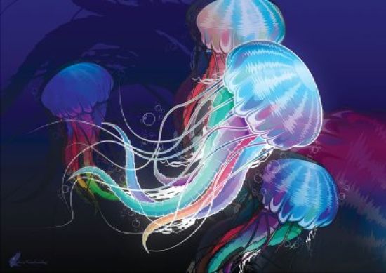 Рисунок медузы