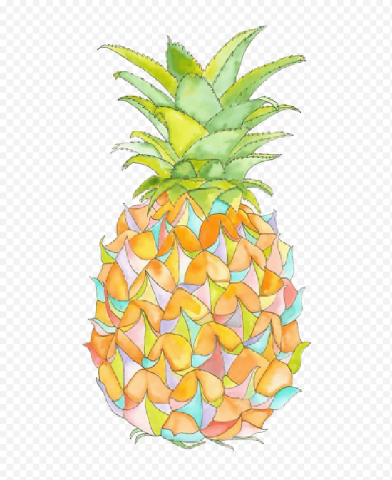 Рисунок ананаса