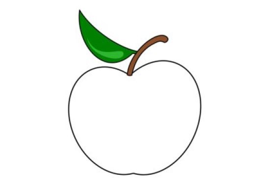 Яблоко карандашом рисунок