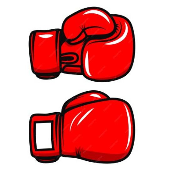 Рисунок боксерских перчаток