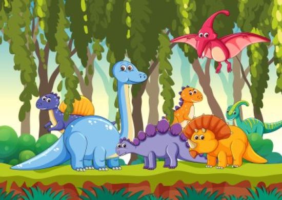 Рисунки динозавриков