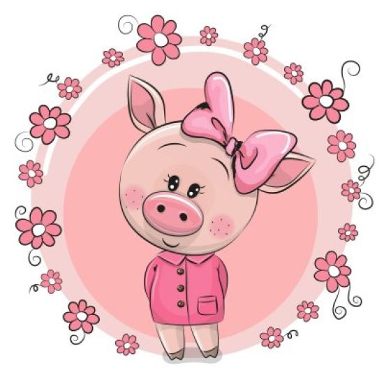 Рисунки свиньи