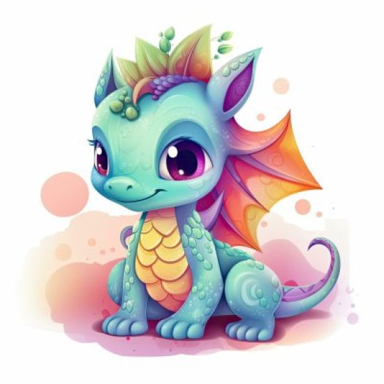 Рисунки милых дракончиков