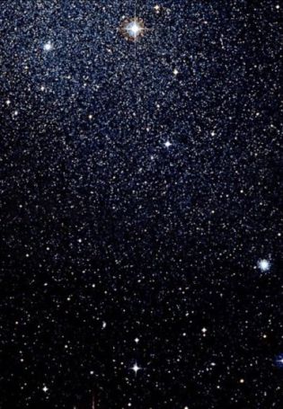Звездное небо на черном фоне