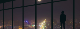 Ночной вид из окна