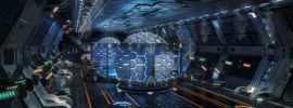 Интерьер космического корабля будущего