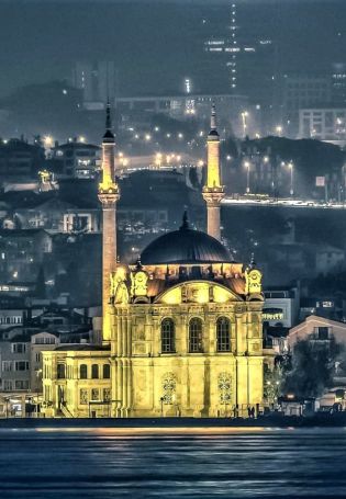Мечеть ортакей в стамбуле