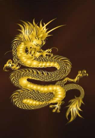 Китайский дракон арт