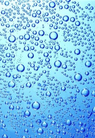 Вода с пузырьками фон
