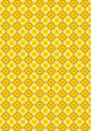 Желтый орнамент