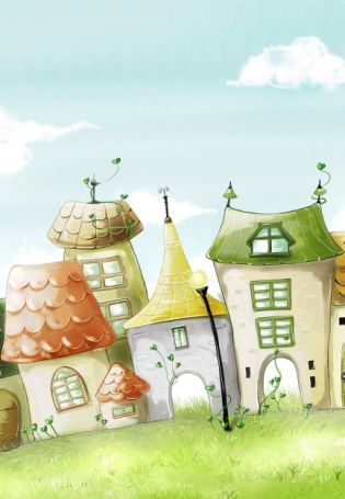 Зеленый домик