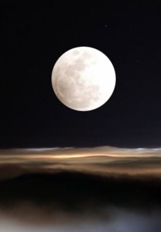 Темная и светлая сторона луны
