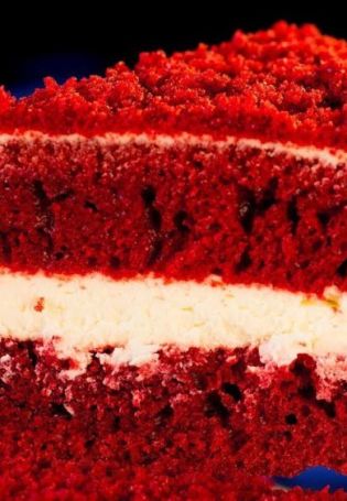 Бенто торт красный бархат