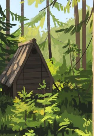 Сказочный лесной домик