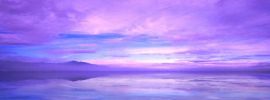 Сине фиолетовые облака
