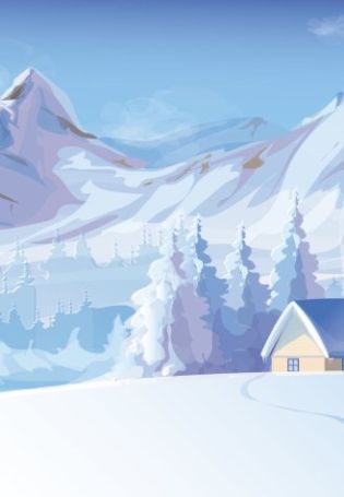 Снежник в горах