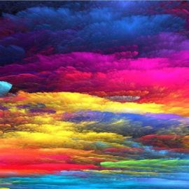 Цветные облака